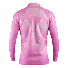 Breast Cancer | Women's Pink Butterfly Long Sleeve