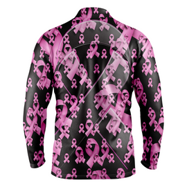 Breast Cancer | Men's Pink Ribbons Long Sleeve