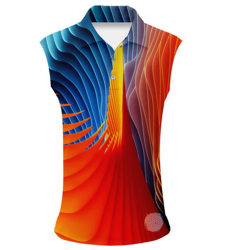 Birds Of Paradise | Womens Sleeveless S Golf Shirts