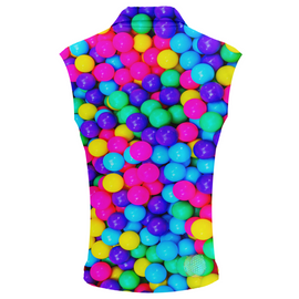 Colorful Pit | Womens Sleeveless Golf Shirts