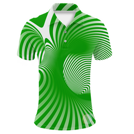 Cyclone | Mens S / Green Golf Shirts