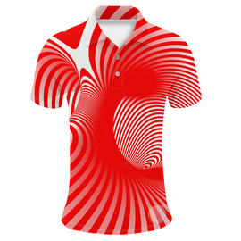 Cyclone | Mens S / Red Golf Shirts