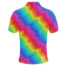 Rainbow Mens Golf Shirts