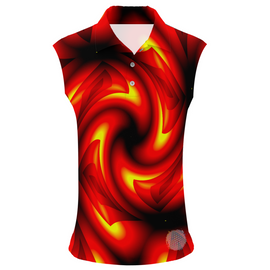 Swirl Girl | Womens Sleeveless S Golf Shirts